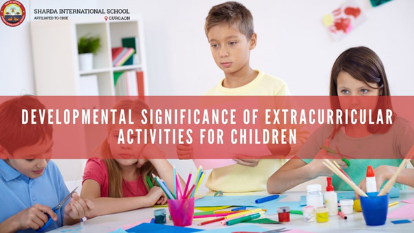 Students working on extracurricular activities in the best schools in Gurgaon