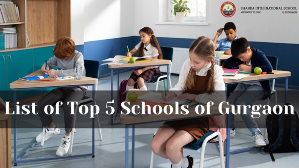 Students sitting in the classrooms of top schools of Gurgaon
